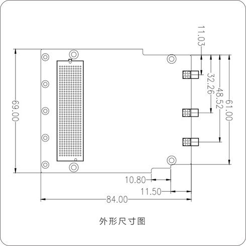 88327760 双通道采集FMC子卡