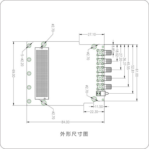 88327767 通用四通道FMC-DA子卡